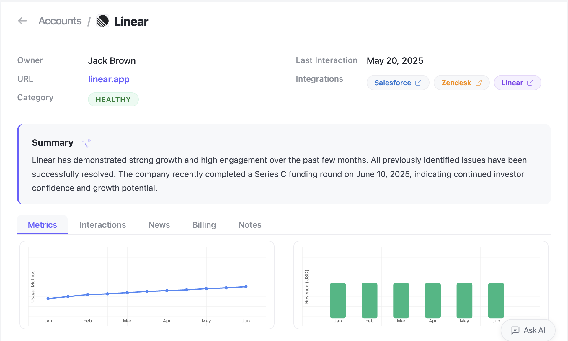 Account View Preview